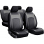 Авточехлы из эко кожи GEELY CK 2 2011-2016 (2002-2011) POK-TER Desing Leather с серой вставкой Чернігів