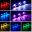 Светодиодная подсветка салона автомобиля RIAS NJ-00126 LED RGB 4 панели Black Лубны
