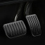Декоративные накладки на педали Lesko Tesla Model 3 Model Y 2017-2023 Black (TSL21120703) Пологи