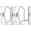 Тормозные колодки Bosch дисковые передние HONDA/ROVER Civic/25/45/200/400/800 F 0986495233 Бучач