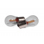 Светодиодная лампа StarLight T25 18 chip СОВ 12V WHITE FLASH в стеклянной колбе Ізюм