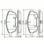 Тормозные колодки Bosch дисковые передние MB C-W204/S204E/W212/S212/A207/C207 F PR2 0986495104 Одесса