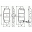 Тормозные колодки Bosch дисковые задние NISSAN X-Trail/Murano/Qashqai/Tiida >>07 P 0986495089 Лубны