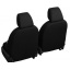 Чехлы на авто для HYUNDAI SANTA FE 2006-2012 POK-TER эко кожа с алькантарой Exclusive красные Киев