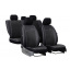 Авточехлы MITSUBISHI Colt 1996-2003 POK-TER Exclusive екокожа с черной вставкой алькантары Городок