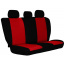 Авточехлы VOLKSWAGEN Golf 2004-2007 mk V POK-TER Classic Plus с красной вставкой Орехов