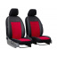 Чехлы на авто для SSANGYONG REXTON 2001-2012 POK-TER эко кожа с алькантарой Exclusive красные Хмельник