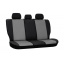 Авточехлы из эко кожи GEELY Emgrand X7 2013-2016 (2002-2011) POK-TER Road с серой вставкой Самбір