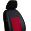 Авто чехлы комбинированые Suzuki Splash 2008- POK-TER Unico Premium с красной вставкой Жмеринка