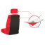 Авточехлы из эко кожи GEELY MR 2003-2008 (2002-2011) POK-TER Desing Leather с черной вставкой Павлоград