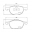 Тормозные колодки Bosch дисковые передние FORD/MAZDA/VOLVO Focus/3/V50/S400/C70/C30 0986495215 Доманівка