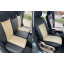 Авточехлы из эко кожи NISSAN Micra 1993-2003 POK-TER Road с бежевой вставкой Косів
