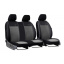Авточехлы для IVECO DAILY 2006-2011 эко кожа с алькантарой POK-TER Exclusive 1+2 серый Рівне