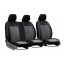 Авточехлы для OPEL MOVANO 1998-2010 (A) эко кожа с алькантарой POK-TER Exclusive 1+2 серый Ніжин