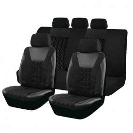 Авточехлы для Hyundai Santa Fe 2001-2006 AUAU Velvet Черный