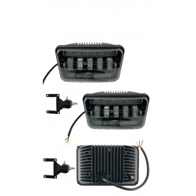 Светодиодная LED фара OEM 50W 5 линз СТГ и ДХО 2 шт (КТ-316)