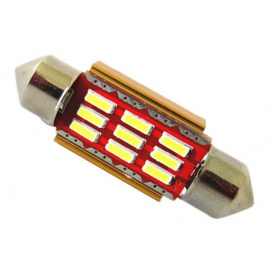 Светодиодная лампа StarLight T11 12 диодов SMD 4014 12-24V S8.5 41mm WHITE