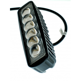 Светодиодная фара AllLight JR-6D-G06-18W 6chip EPISTAR spot линза 9-30V