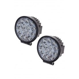 Фара прожектор OEM K1042M 14диодов led 21W 85mm комплект 2 шуки (K1042M)