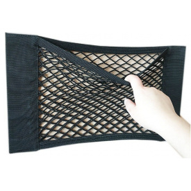 Сетка карман в багажник автомобиля Psheko на липучке 2 слойная 40 х 25 см (3465346)