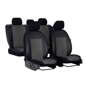 Авточехлы на сиденье GEELY GC7 2015- (2002-2011) POK-TER Premium Unico с серой вставкой алькантара