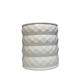 Скринька для зберігання ювелірних виробів та біжутерії 4 відділення Dunya Plastik 7414 біла