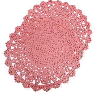 Підставка під гаряче Stenson 886 18 см 2 шт Кораловий (19338)