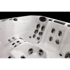 SPA бассейн Superior Spas Premium Marseille, 200×200×94 см Вишневе