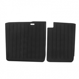 Защитная накладка в багажник на задние спинки сидений Lesko Tesla Model 3 Черный (TSL22062401)