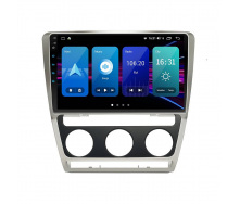 Штатная магнитола Torssen Skoda Octavia A5 08-13 silver NF10 Carplay