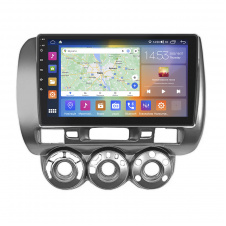Магнитола Lesko Honda Jazz I Manual AC 2001-2005 IPS 9" 2/32Gb CarPlay 4G Wi-Fi GPS Prime (10619-52929)