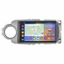 Штатная магнитола Lesko Toyota Yaris III 2010-2014 IPS 9" 2/32Gb CarPlay 4G Wi-Fi GPS Prime (10637-55128)