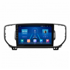 Штатная магнитола Lesko 9" Kia Sportage IV 2016-2018 6/128Gb 4G Wi-Fi GPS Top (8951-43670)