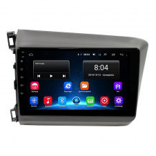 Штатная магнитола Lesko для Honda Civic (2012-2015гг.) 9" 2+32Gb Wi-Fi Optima GPS Android