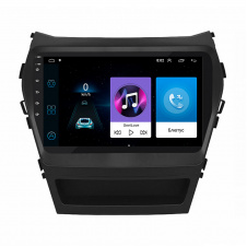 Штатная магнитола Lesko для Hyundai Santa Fe (2012-2018гг.) 9" 1+16Gb Wi-Fi Optima GPS Android