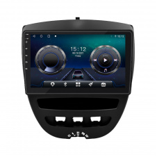Штатная магнитола Lesko для Peugeot 107 I Рестайлинг 2009-2012 экран 10" 4/32Gb/ 4G/ Wi-Fi/ CarPlay Premium