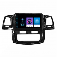 Штатная магнитола Lesko 9" Toyota Hilux VII Рестайлинг 2011-2015 1/16Gb/ Wi-Fi Optima (9676-38940)