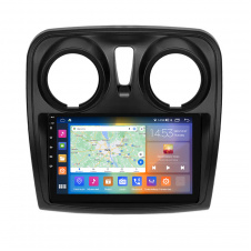 Штатная магнитола Lesko 9" Dacia Sandero II 2012-2016 4/64Gb CarPlay 4G Wi-Fi GPS Prime (10224-47545)
