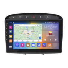 Штатная магнитола Lesko 9" Peugeot 408 I Рестайлинг 2017-н.в. 4/64Gb CarPlay 4G Wi-Fi GPS Prime (9478-48000)