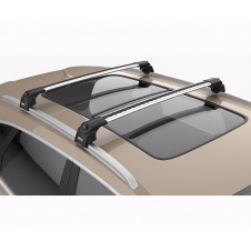 Поперечины на интегрированные релинги Turtle AIR 2 Серебристый