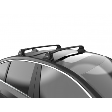 Автобагажник на крышу Turtle AIR3 Premium для BMW 1-series E87 2004-2011 Черный