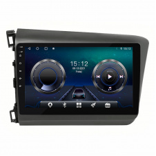 Штатная автомобильная магнитола Lesko 9" Honda Civic (2012-2015 гг) 4+64GB 4G+CarPlay Premium
