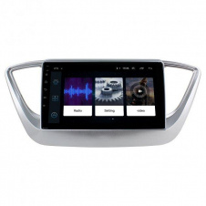 Штатная магнитола Lesko Hyundai Accent V 2017-н.в. 9" 1/16Gb/ Wi-Fi GPS (4353-41314)