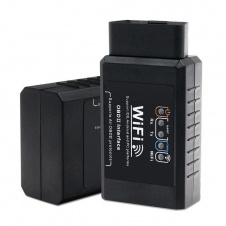 Автосканер Xiamen ELM327 v1.5 диагностический адаптер OBD-2 Wi-Fi (АВ050702)