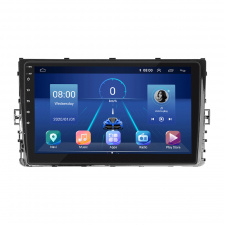 Штатная магнитола Lesko 9" Volkswagen Polo VI (EU Market) 2017-2021 4/32Gb 4G Wi-Fi GPS Top (9670-45576)