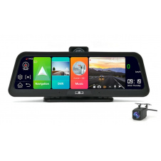 Видеорегистратор на торпеду RIAS DVR E98 10" IPS 4G GPS с двумя камерами 2/32 Gb Android 8.1 Black (3_01143)