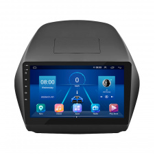 Штатная магнитола Lesko 10" Hyundai Tucson II 2009-2015 6/128Gb 4G Wi-Fi GPS Top (9207-43656)