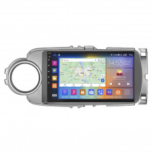 Штатная магнитола Lesko Toyota Yaris III 2010-2014 IPS 9" 4/64Gb CarPlay 4G Wi-Fi GPS Prime (10637-55129)