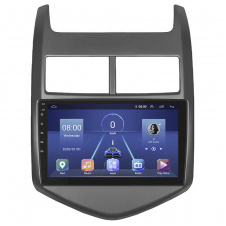 Штатная магнитола Lesko 9" Chevrolet Aveo II 2011-2020 6/128Gb 4G Wi-Fi GPS Top