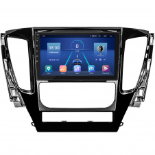 Магнитола Lesko Mitsubishi Pajero Sport III 2015-2021 г 9" 4/64Gb 4G Wi-Fi GPS Top (10889-60154)